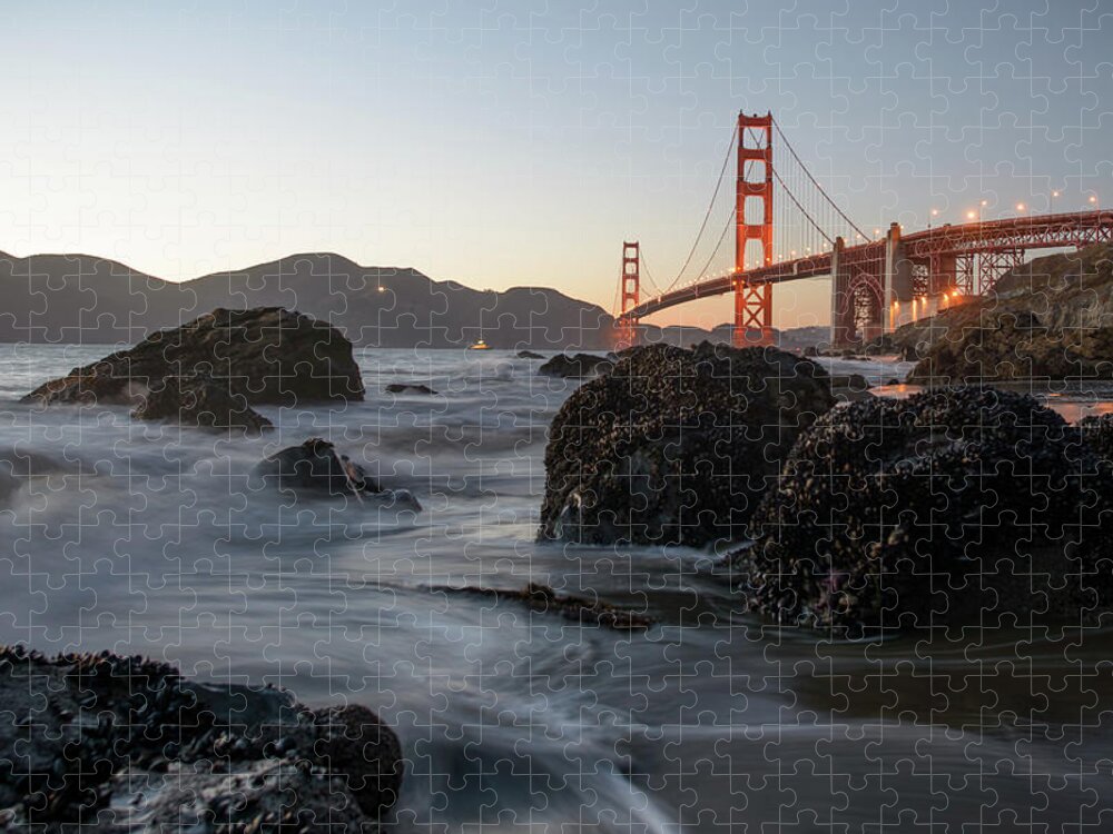 Built Structure Jigsaw Puzzle featuring the photograph Golden Gate Bridge by Patrick Shyu