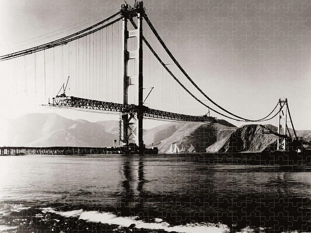 Adult Jigsaw Puzzle San Francisco Iconic Golden Gate Bridge 500-Pieces 