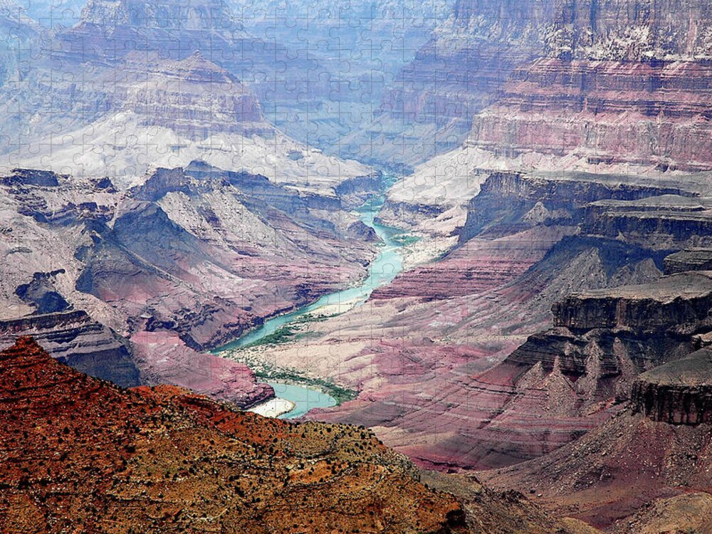 Arizona Jigsaw Puzzle featuring the photograph Grand Canyon - Arizona by Philippe Sainte-laudy Photography