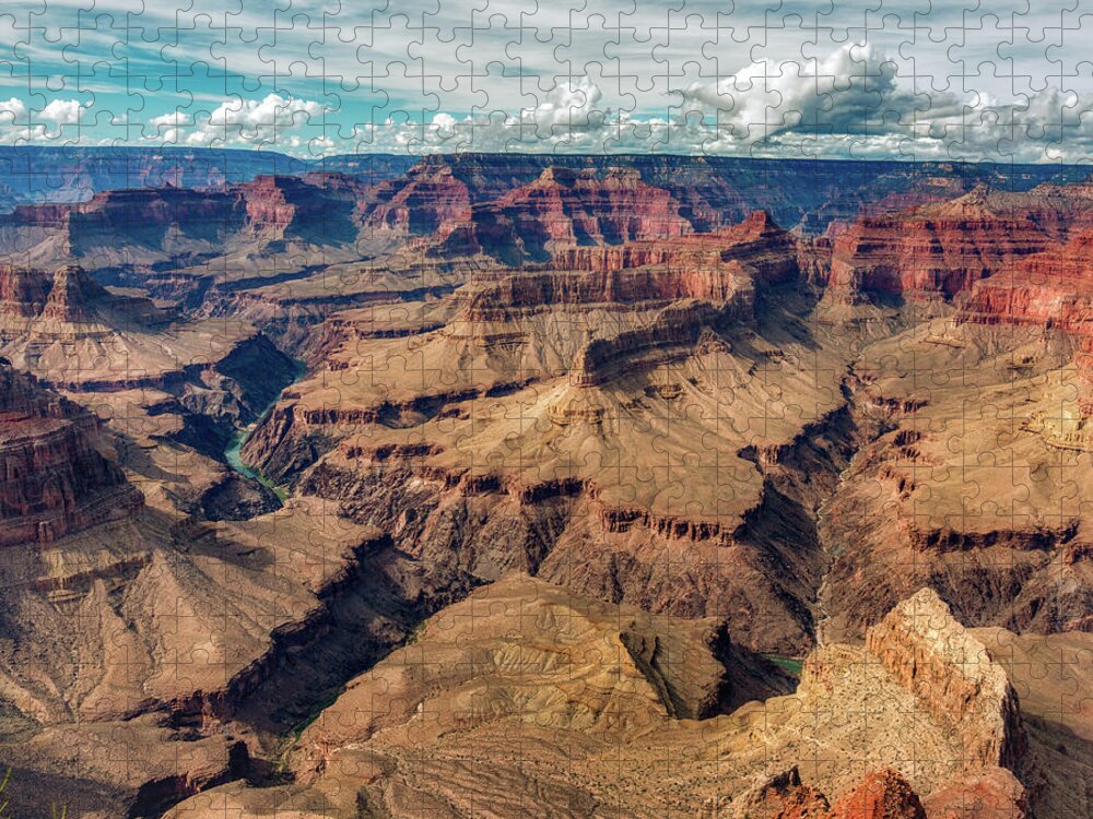 Arizona Jigsaw Puzzle featuring the photograph Grand Canyon South Rim by Brenda Jacobs