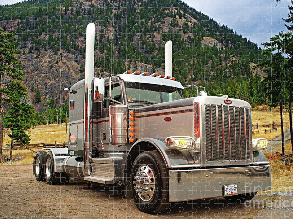 Big Rigs Jigsaw Puzzle featuring the photograph Great looking Peterbilt by Randy Harris