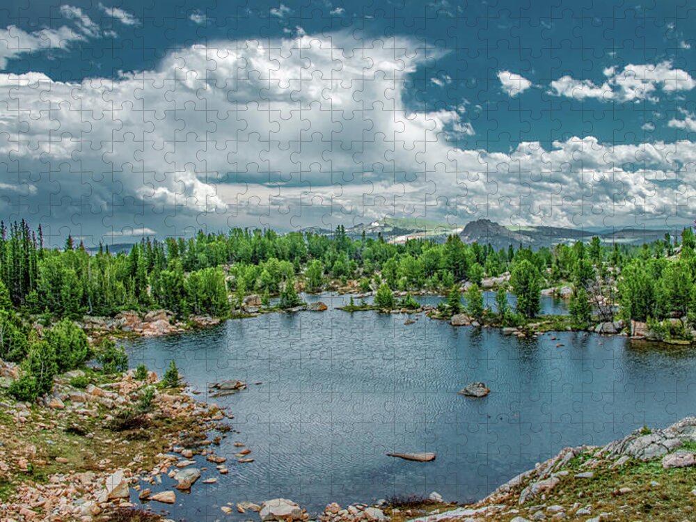 High Altitude Jigsaw Puzzle featuring the photograph Higher Elevations by Marcy Wielfaert