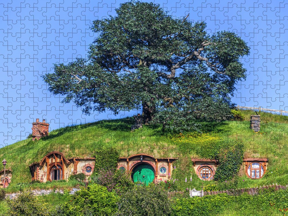 Hobbiton Jigsaw Puzzle featuring the photograph Hobbiton - New Zealand by Joana Kruse