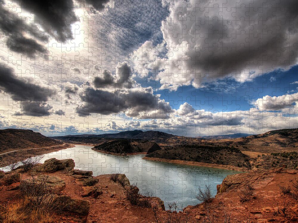 Tranquility Jigsaw Puzzle featuring the photograph Horsetooth Afternoon by Mason Cummings