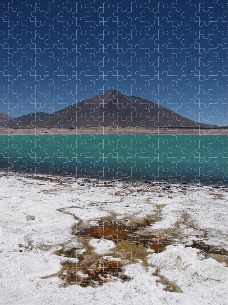 Tranquility Jigsaw Puzzle featuring the photograph Hot Springs Around Laguna Verde by Courtesy Of Serge Kruppa