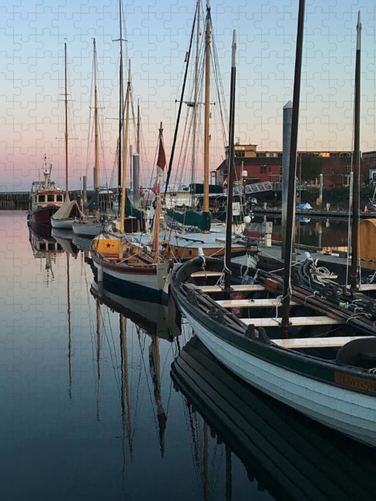 Port Townsend Jigsaw Puzzle featuring the photograph Hudson Point Sunset by Jerry Abbott