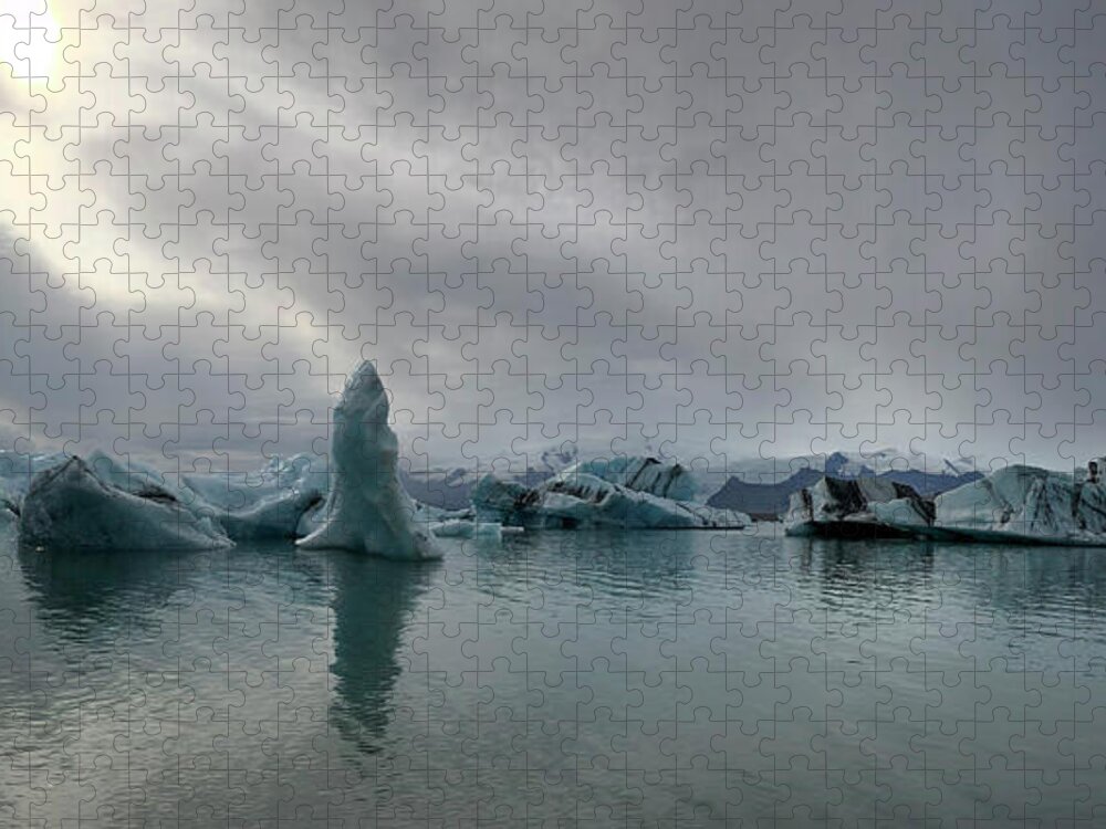 Iceland Jigsaw Puzzle featuring the photograph Ice Lagoon by Jim Cook