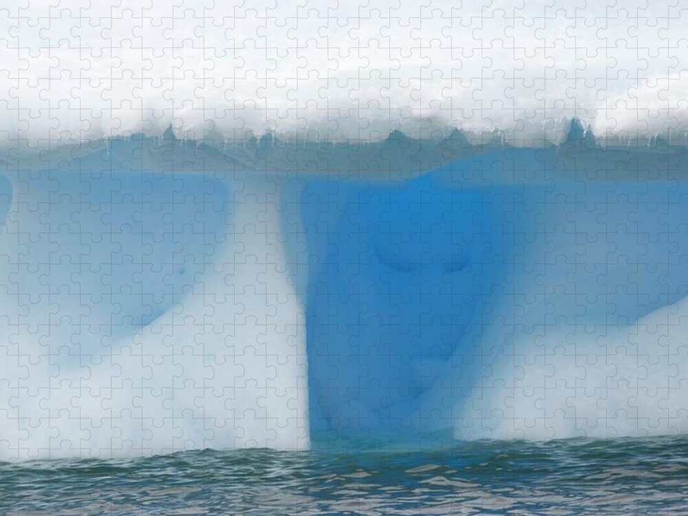Iceberg Jigsaw Puzzle featuring the photograph Iceberg Formation by Martin Harvey