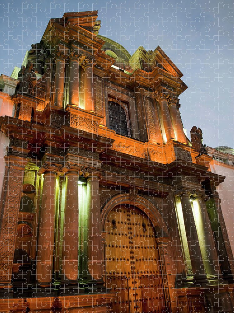 Arch Jigsaw Puzzle featuring the photograph Iglesia Del Sagrario by Keith Levit / Design Pics