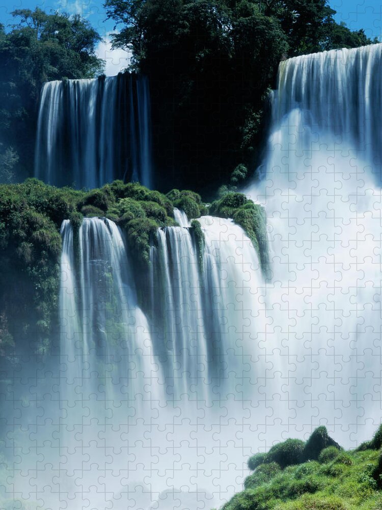 Majestic Jigsaw Puzzle featuring the photograph Iguassu Falls by Buena Vista Images