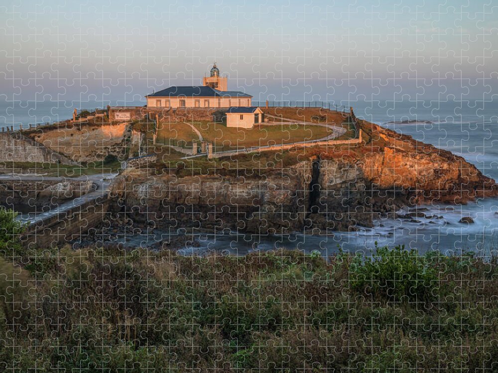Faro Isla Tapia Jigsaw Puzzle featuring the photograph Isla Tapia - Spain by Joana Kruse