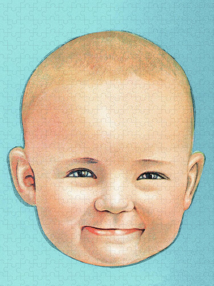 Baby Jigsaw Puzzle featuring the drawing Jack by CSA Images