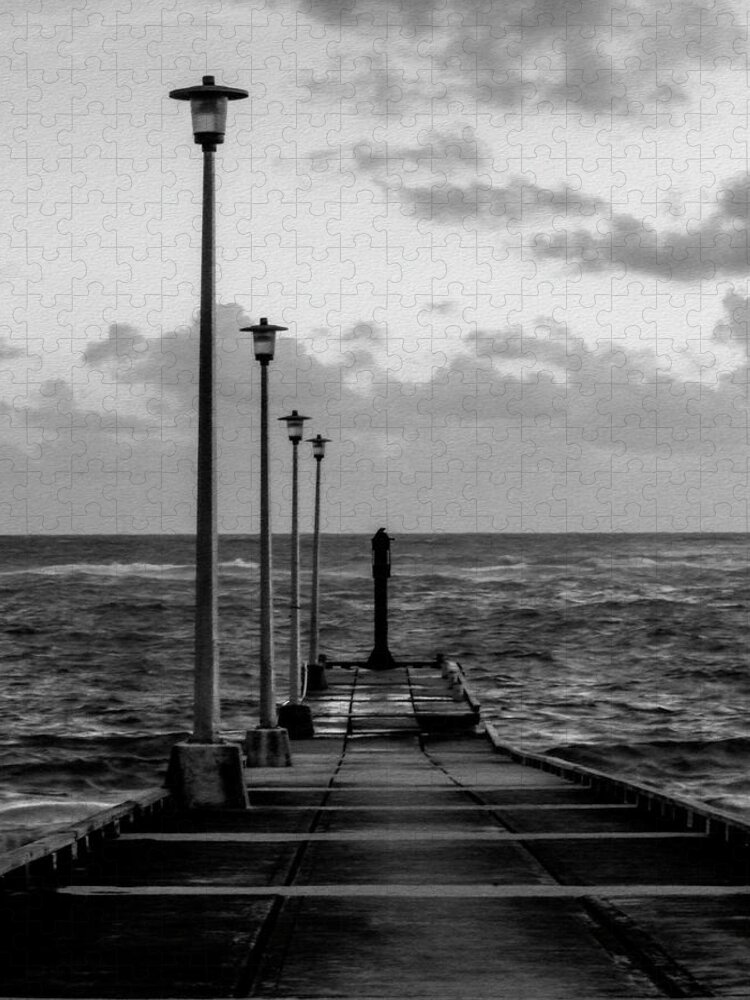 Jetty Jigsaw Puzzle featuring the photograph Jetty by Stuart Manning