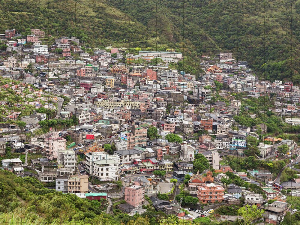 Taiwan Jigsaw Puzzle featuring the photograph Jiufen - North Taiwan by @ Didier Marti