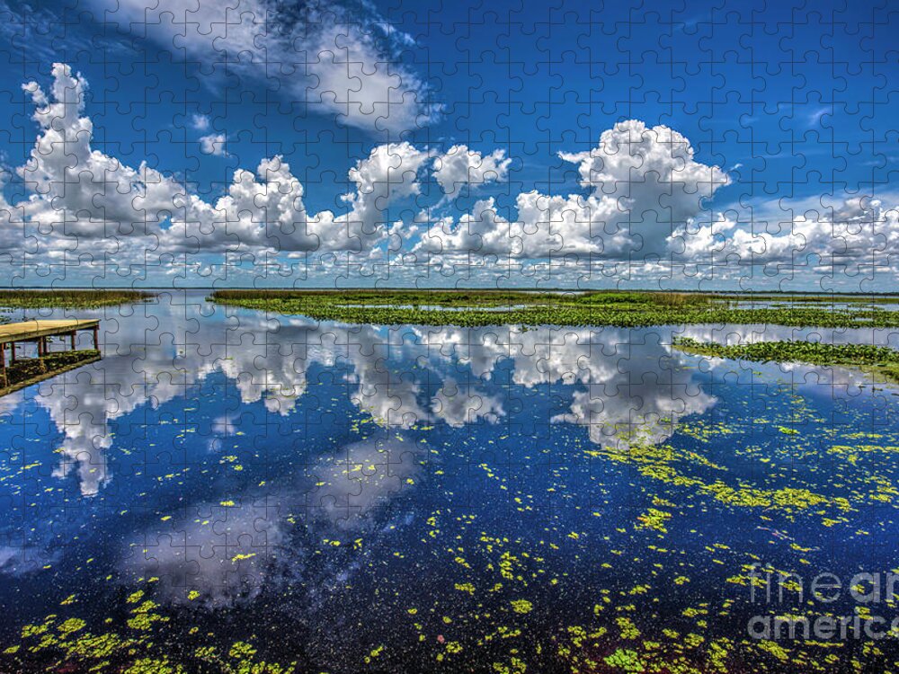 Lake Istokpoga Jigsaw Puzzle featuring the photograph Lake Istokpoga, Florida by Felix Lai