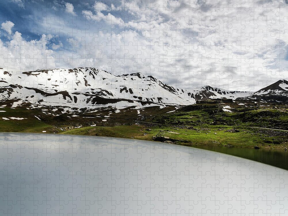 Lake Jigsaw Puzzle featuring the photograph Lake of the Eissaupres - 1 by Paul MAURICE