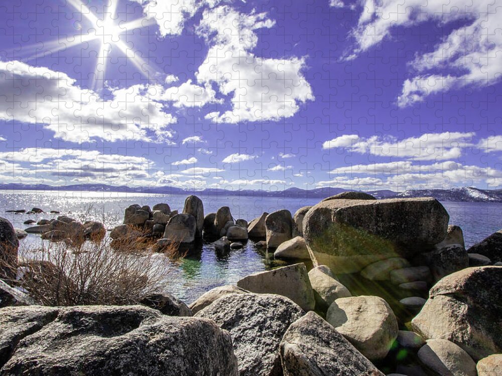 Lake Tahoe Water Jigsaw Puzzle featuring the photograph Lake Tahoe 4 by Rocco Silvestri