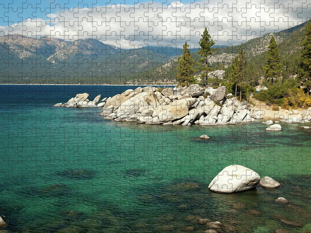 Scenics Jigsaw Puzzle featuring the photograph Lake Tahoe Landscape by Megan Ahrens