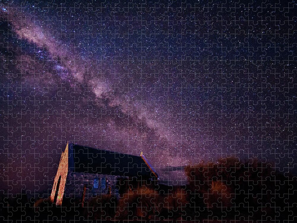 Tranquility Jigsaw Puzzle featuring the photograph Lake Tekapo, New Zealand by Shan.shihan