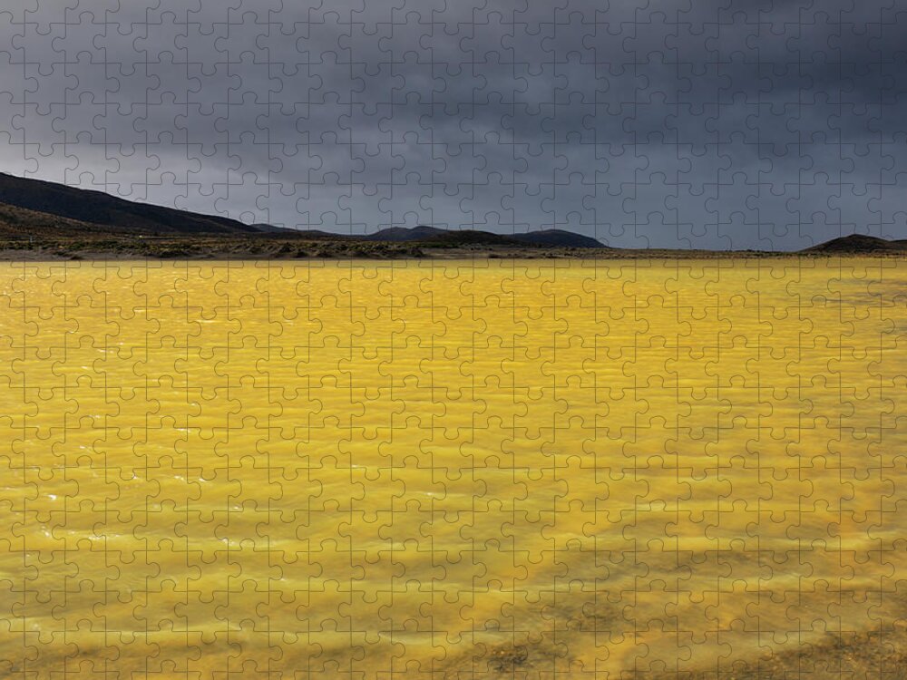 Scenics Jigsaw Puzzle featuring the photograph Lake Tongariro National Park by Raimund Linke