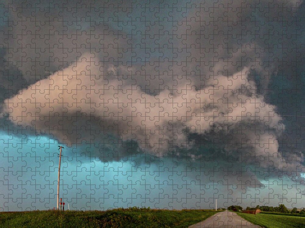 Nebraskasc Jigsaw Puzzle featuring the photograph Late June Chase Day 042 by Dale Kaminski