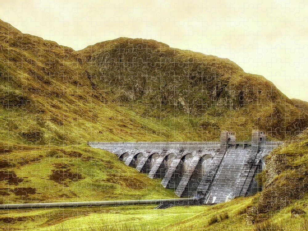 Lawers Dam Jigsaw Puzzle featuring the photograph Lawers Dam - Scotland - Lochan na Lairige by Jason Politte