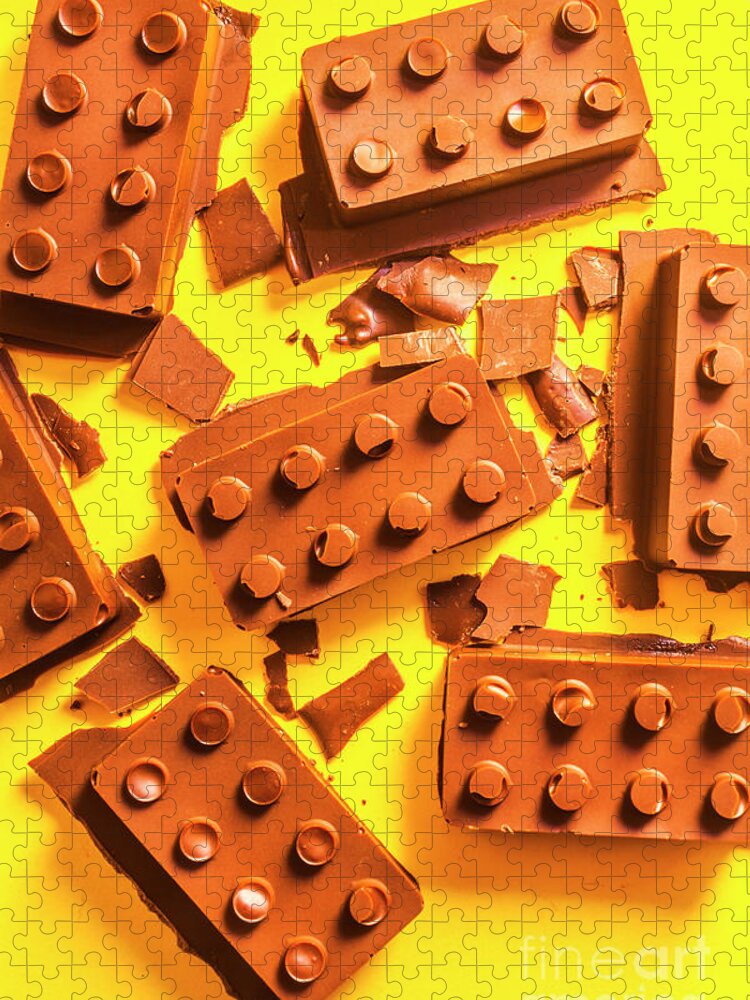 Chocolate Jigsaw Puzzle featuring the photograph Legolicious by Jorgo Photography