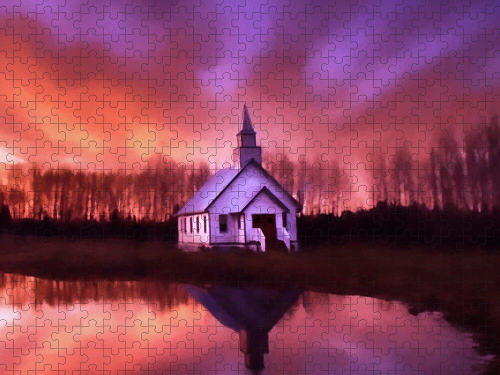 Light In The Dark Jigsaw Puzzle featuring the photograph Light In The Dark - Hope Valley Art by Jordan Blackstone