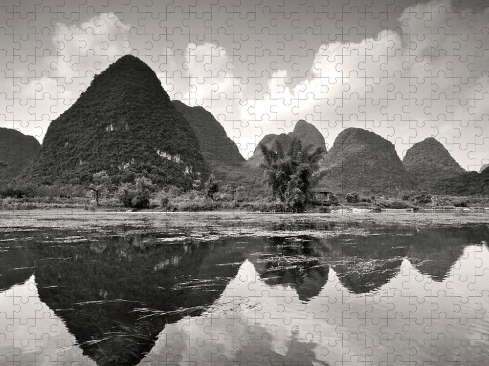 Outdoors Jigsaw Puzzle featuring the photograph Lijiang Beauty by Ipandastudio