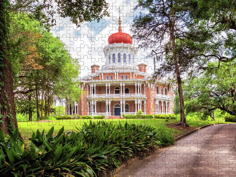 Longwood Jigsaw Puzzle featuring the photograph Longwood Panorama by Susan Rissi Tregoning