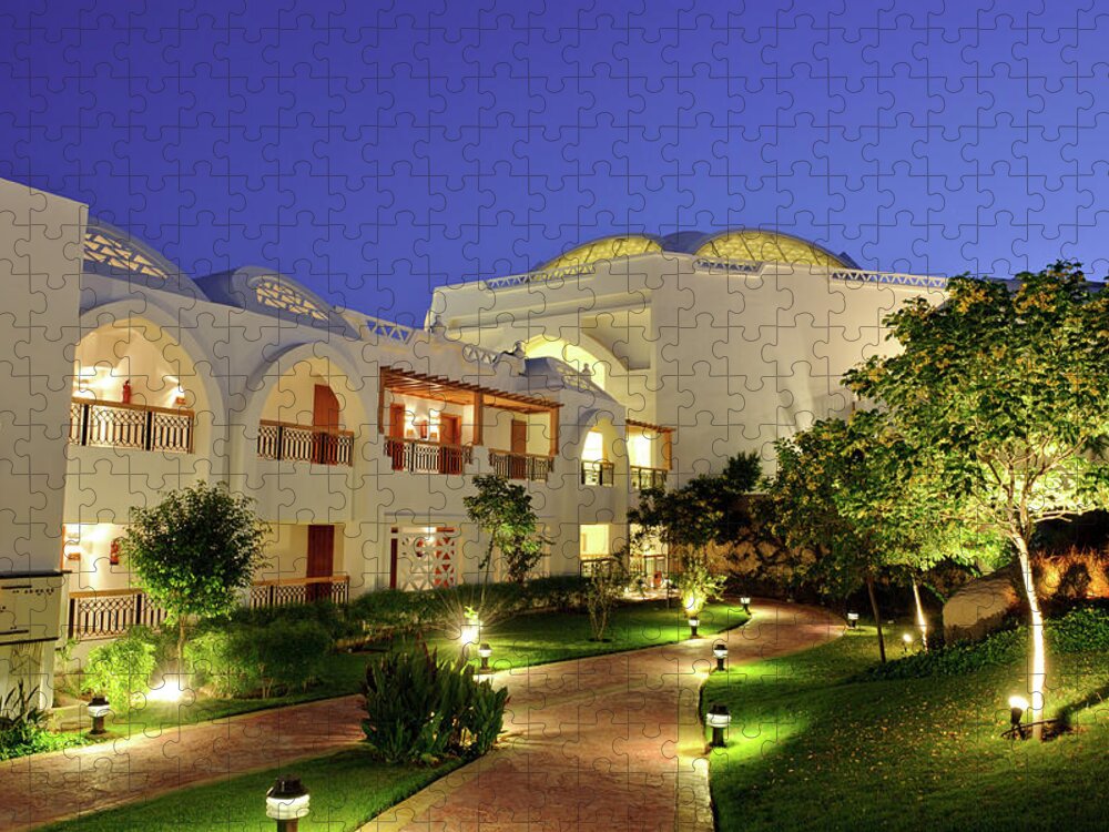 Holiday Jigsaw Puzzle featuring the photograph Luxury Hotel Resort by Cunfek