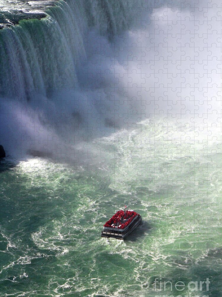 Maid Of The Mist Jigsaw Puzzle featuring the photograph Maid of the Mist - Niagara Falls by Doc Braham