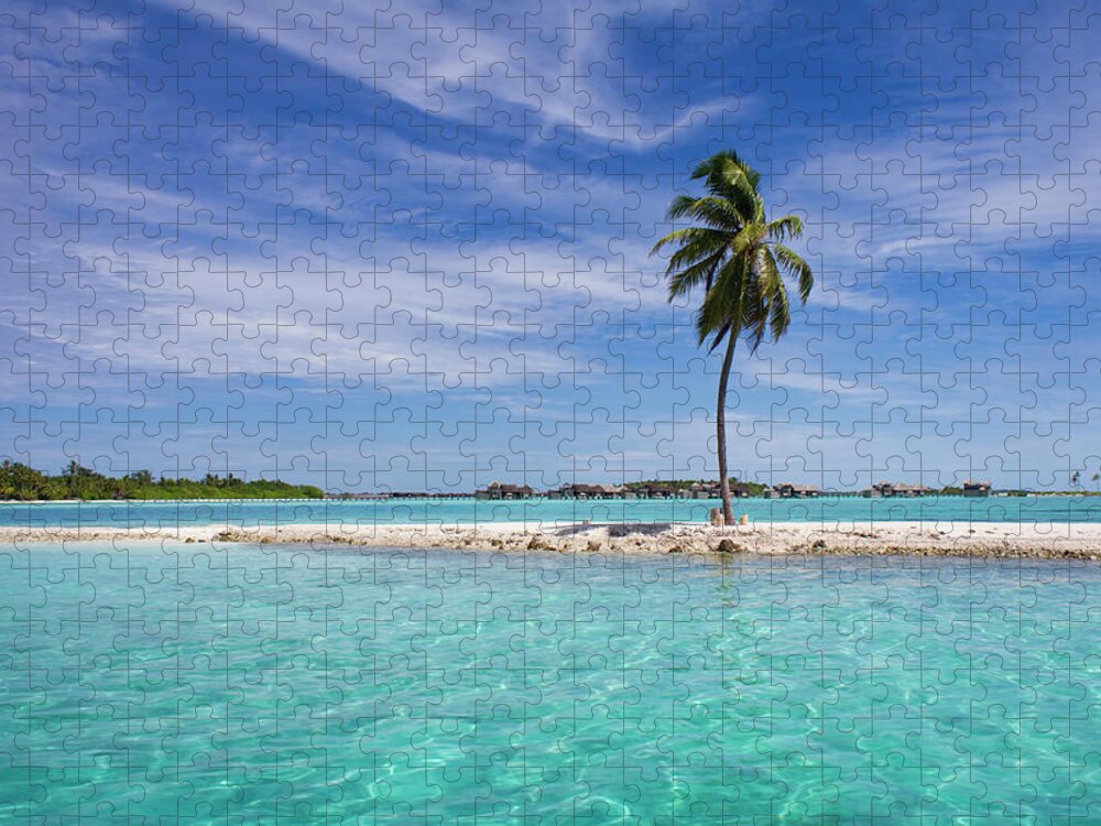 Scenics Jigsaw Puzzle featuring the photograph Maldives, Lankanfushi Island Lagon by © Marie-ange Ostré