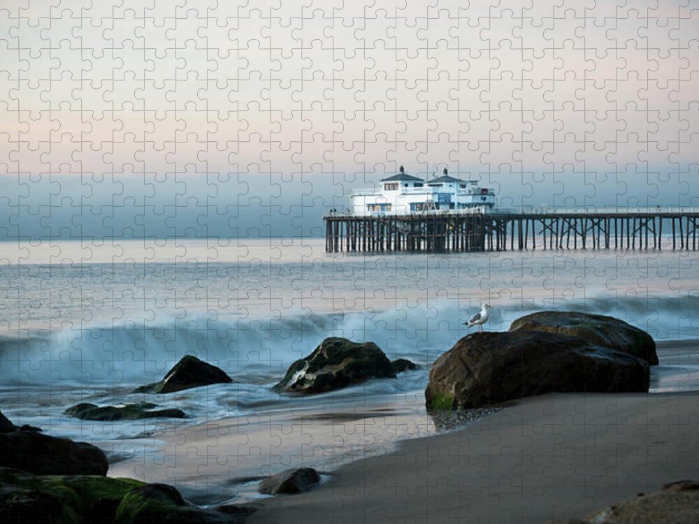 Scenics Jigsaw Puzzle featuring the photograph Malibu Beach by Jenniferphotographyimaging