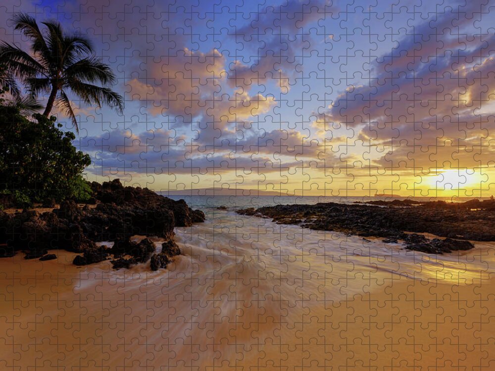 Beach Jigsaw Puzzle featuring the photograph Maui's Way by Chad Dutson