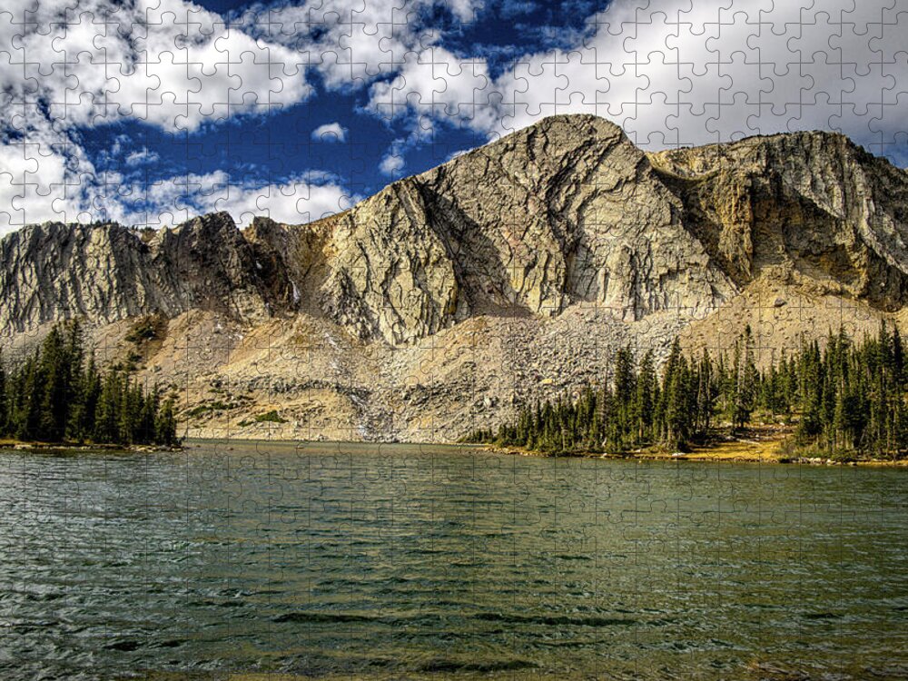 Snowy Range Jigsaw Puzzle featuring the photograph Medicine Bow Peak by Chance Kafka