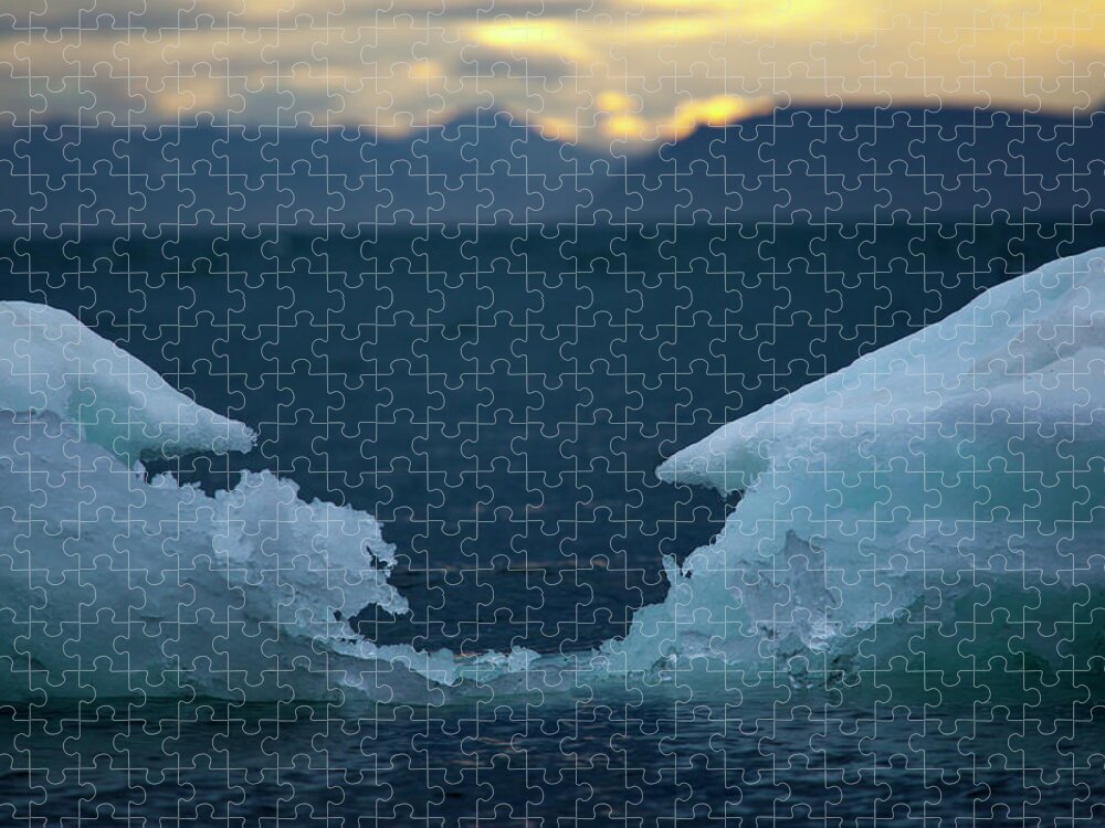 Tranquility Jigsaw Puzzle featuring the photograph Melting Iceberg by Regis Vincent