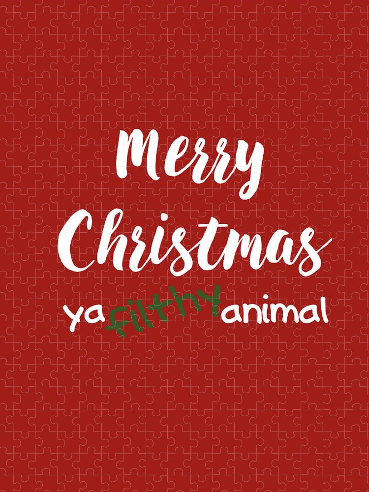 Merry Christmas Ya Filthy Animal COTTON TOTE new year Stock Xmas MERRY,BAG 
