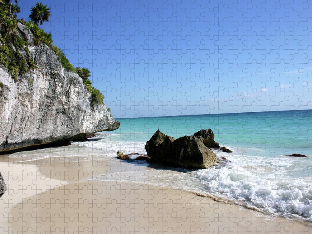 Eco Tourism Jigsaw Puzzle featuring the photograph Mexican Lagoon by Arsenik