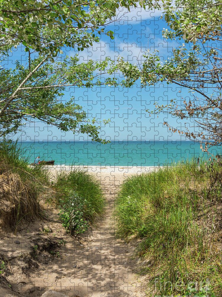 Lake Michigan Jigsaw Puzzle featuring the photograph Midwest Paradise by Jennifer White