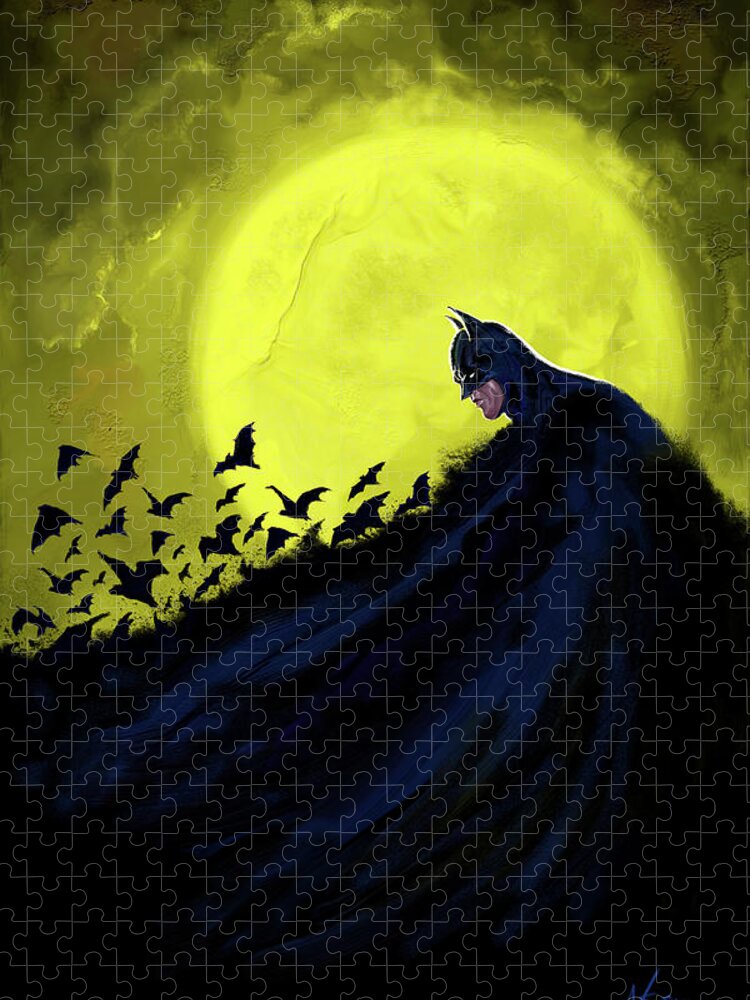Bat Jigsaw Puzzle featuring the digital art Molossus by Norman Klein