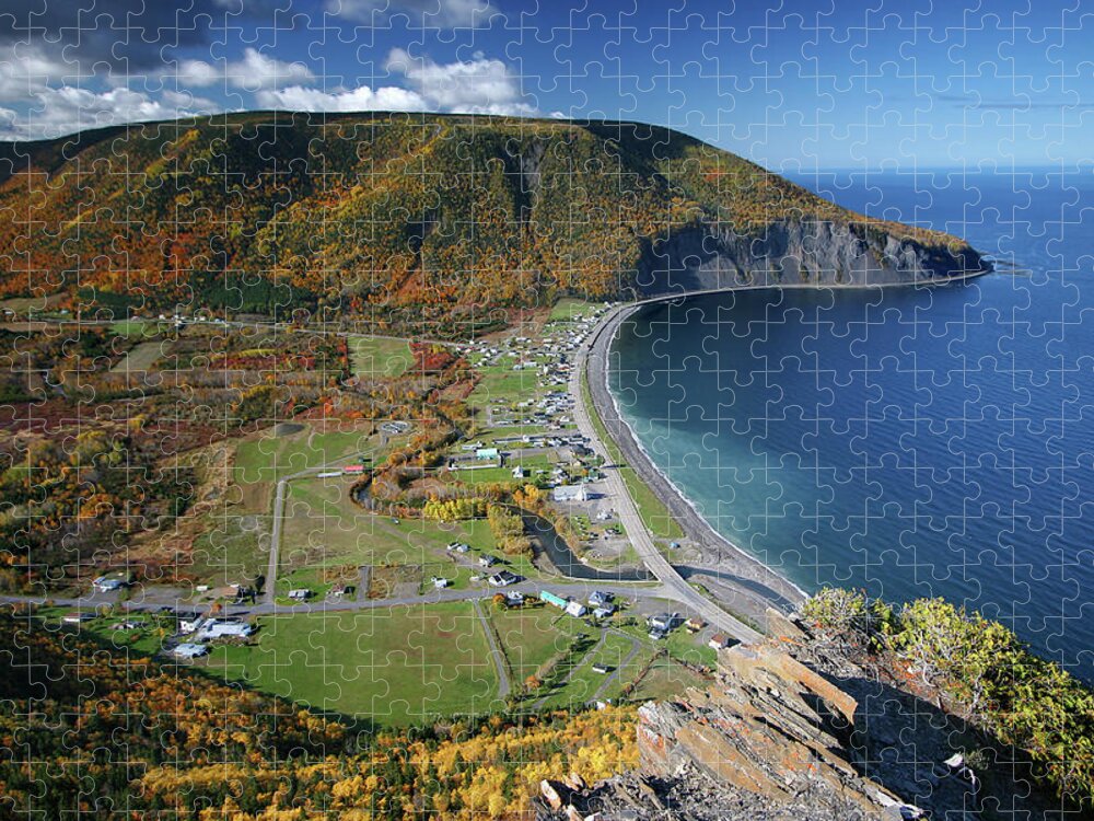 Scenics Jigsaw Puzzle featuring the photograph Mont Saint Pierre by Photo ©tan Yilmaz