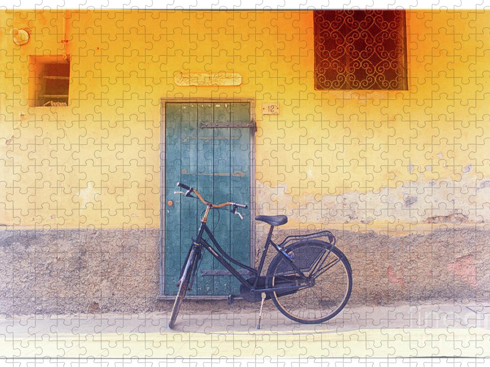 Bikes Jigsaw Puzzle featuring the photograph Monterosso 5 by Becqi Sherman