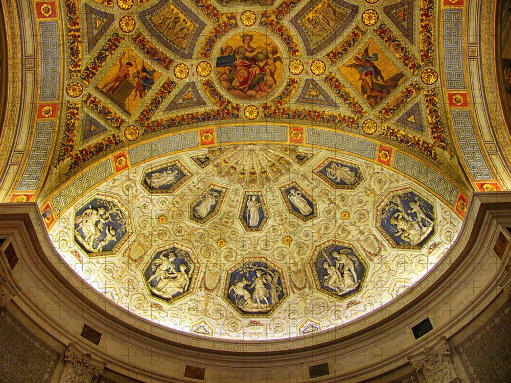 Morgan Library Jigsaw Puzzle featuring the photograph Morgan Library Rotunda by Jessica Jenney