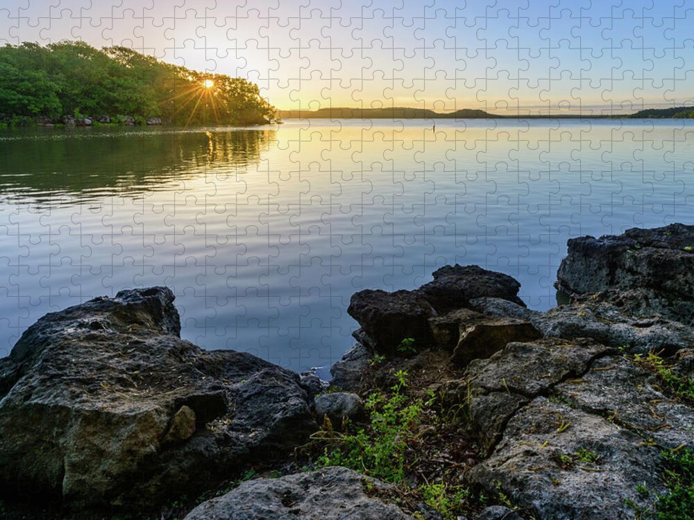 Hawthorn Bluff Jigsaw Puzzle featuring the photograph Morning Sunshine by Michael Scott
