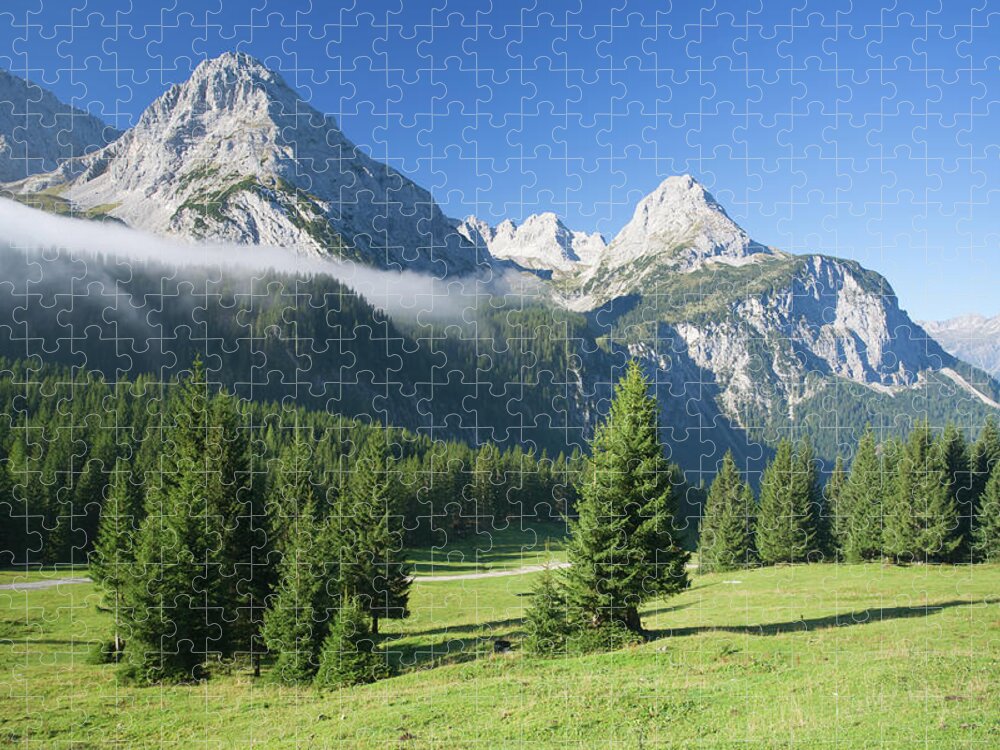 Scenics Jigsaw Puzzle featuring the photograph Mountain Landscape by Mvh