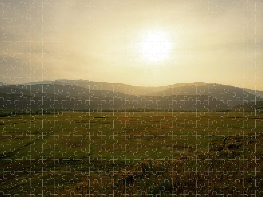 Mountain Jigsaw Puzzle featuring the photograph Mountains at Dawn by Nicole Lloyd