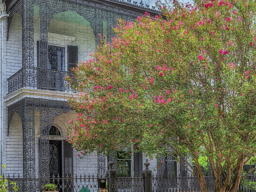 Garden District Jigsaw Puzzle featuring the photograph Musson Bell House by Susan Rissi Tregoning
