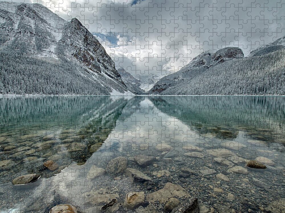 Mountains Jigsaw Puzzle featuring the photograph Nature's Peace by Denise LeBleu