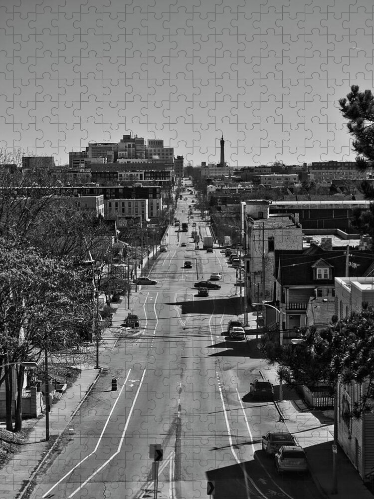 Milwukee Jigsaw Puzzle featuring the photograph North Avenue - Milwaukee - Wisconsin by Steven Ralser
